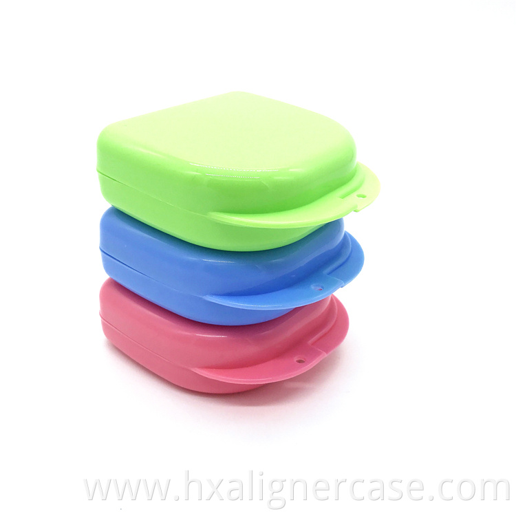 Dental Care Denture Holder Box Orthodontic Dental Case